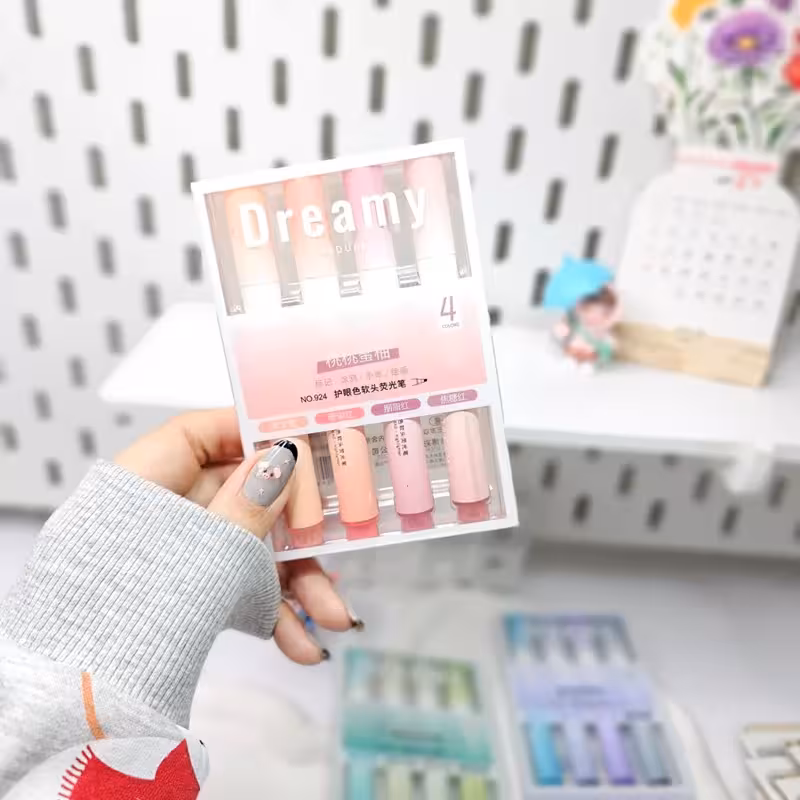 پک 4 تایی هایلایتر پاستلی