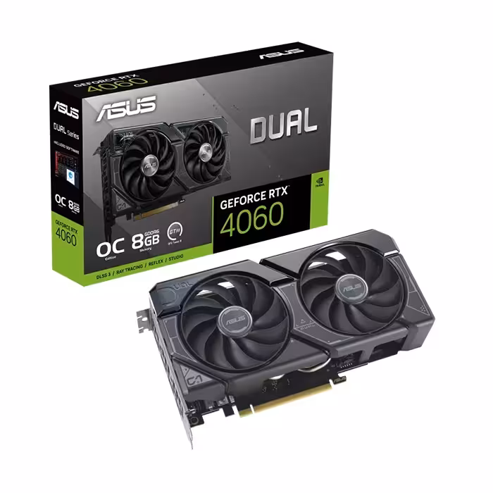 کارت گرافیک ایسوس DUAL GeForce RTX 4060 OC Edition 8GB