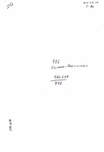 خرید و دانلود نسخه کامل کتاب Ecuador preshistórico