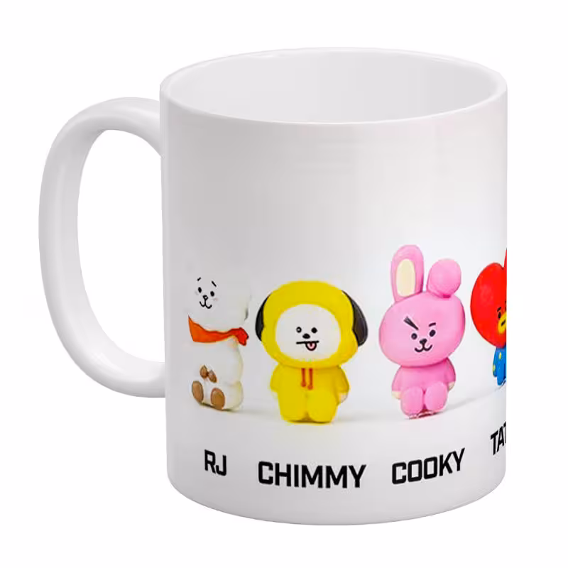 خرید ماگ-لیوان آبنبات رنگی  BTS- BT21 کد KSA0120