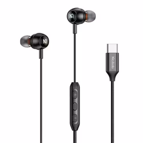 هندزفری سیم دار تایپ سی با نور RGB مک دودو مدل Mcdodo HP-583