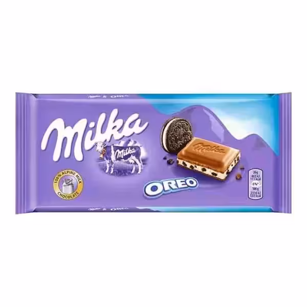 شکلات میلکا اورئو شیری
