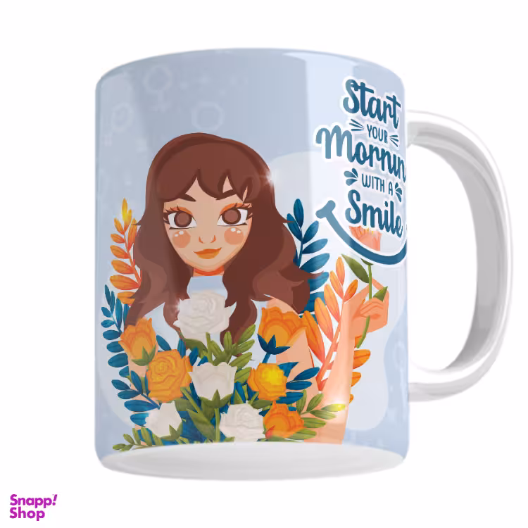 ماگ مدل جمله انگیزشی طرح Start your morning