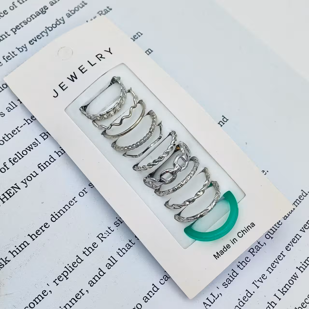 پک انگشتر  11 عددی  کد 4