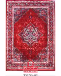 فرش تهران کلکسیون آوانگارد 1200 شانه طرح هریس لاکی سبز