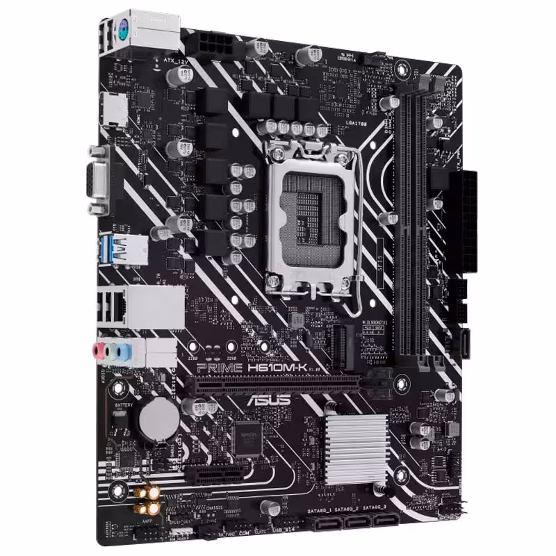 مادربرد ایسوس سری Prime مدل H610M-K D5 با سوکت پردازنده LGA 1700