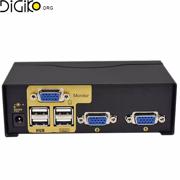 سوئيچ کی وی اِم 2 پورت VGA فرانت