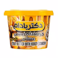 کره بادام زمینی عسلی دکتر بادام 220 گرمی
