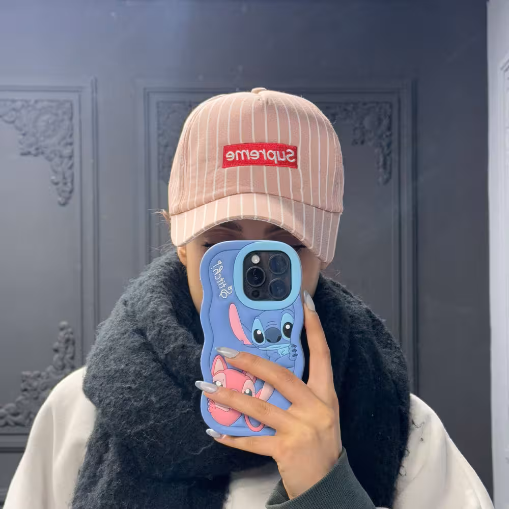 کلاه بیسبالی supreme صورتی