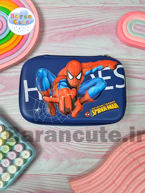 جامدادی کتابی برجسته طرح مرد عنکبوتی