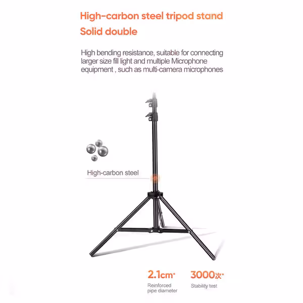سه پایه 2 متری مناسب رینگ لایت tripod, 21