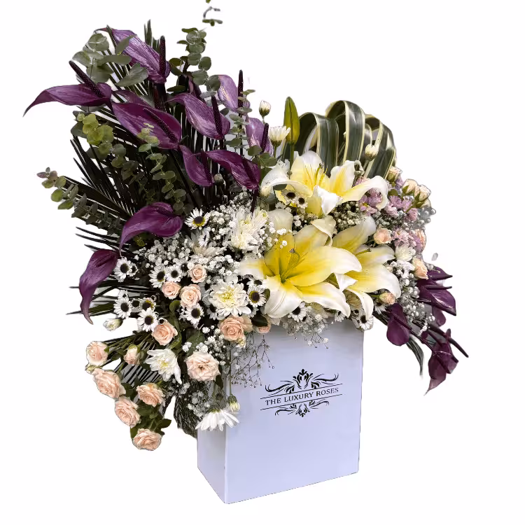 باکس گل طبیعی کد 43