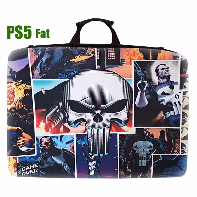 کیف حمل کنسول PS5 فت طرح جمجمه punisher