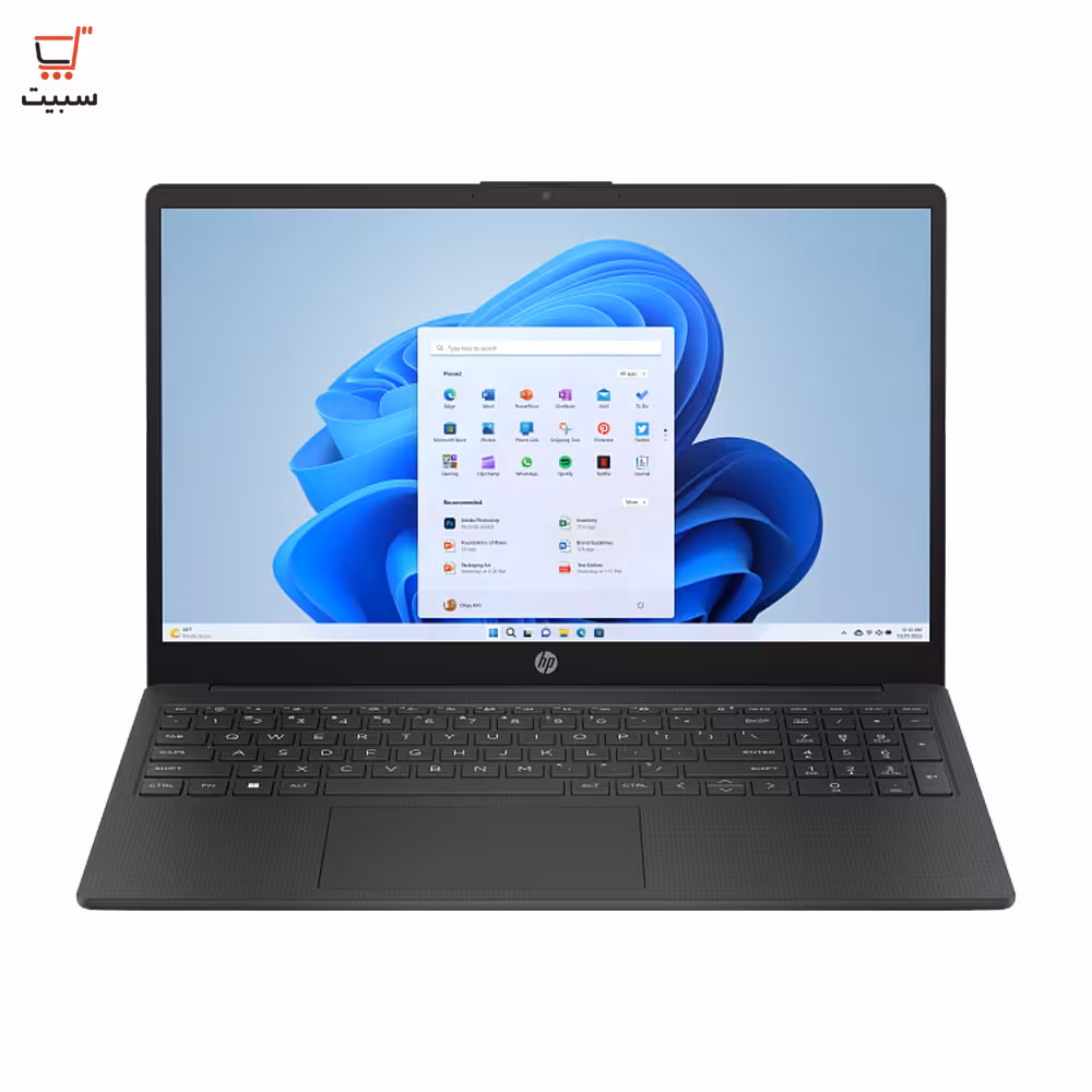 لپ تاپ 15.6 اینچی اچ پی مدل Laptop 15-fc0038nq R7 5825U 24G 1T SSD Radeon FHD