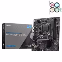 مادربرد MSI مدل PRO H610M-S، پشتیبانی از حافظه DDR4