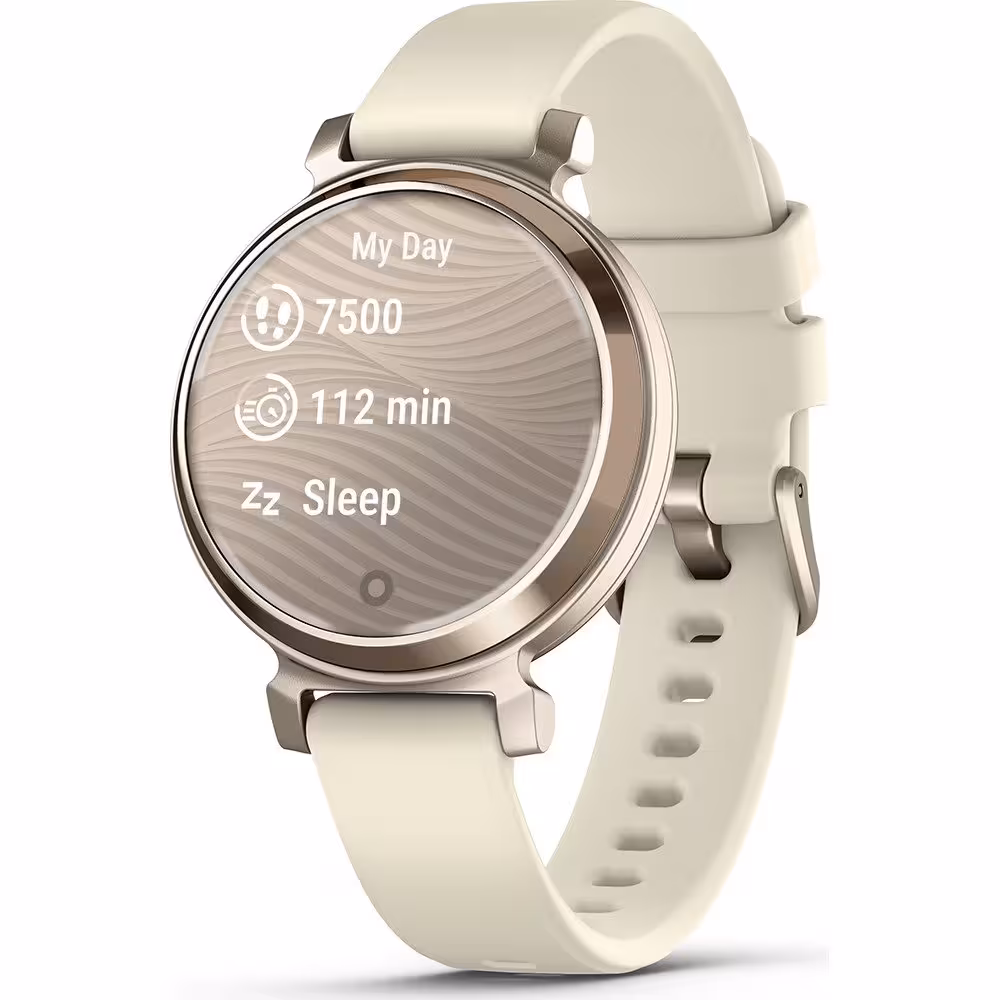 ساعت هوشمند گارمین Garmin Lily 2 cream gold with coconut silicone band