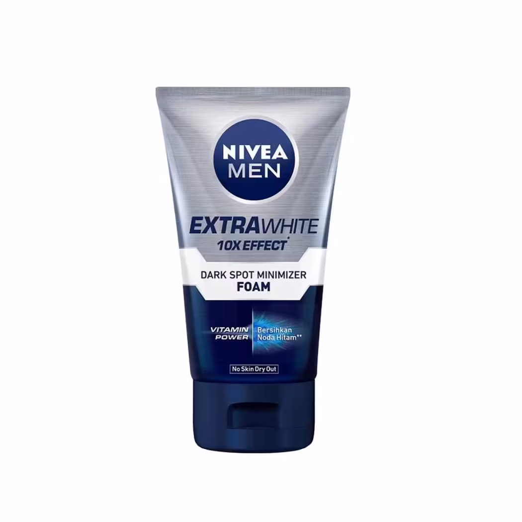 فوم شستشوی صورت مردانه نیوا Nivea Men Extra Bright 10X Effect حجم 100 میل