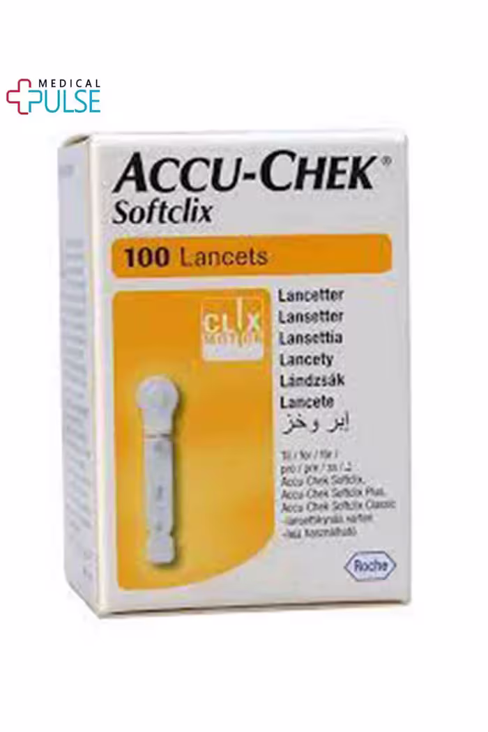 سوزن(لنست) تست قند خون 100 عددی اکیو چک کلیکس Accu-Chek Clix