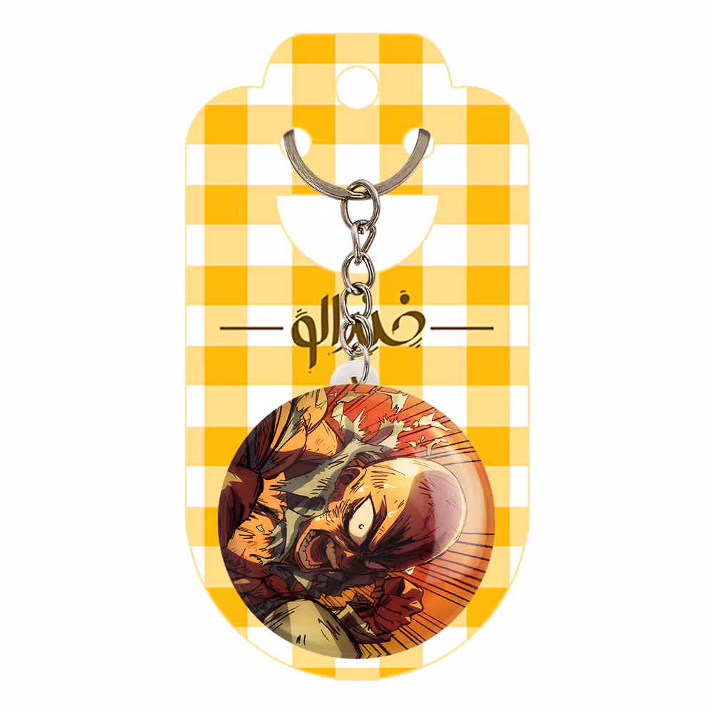 جاکلیدی خندالو مدل سایتاما انیمه مرد تک مشتی One Punch Man کد 11339