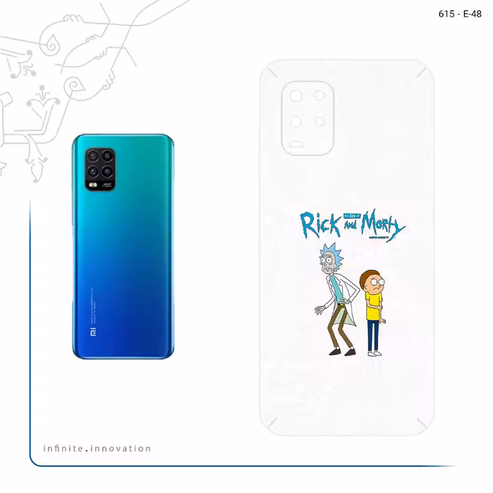برچسب پوششی ماهوت مدل Rick and Morty مناسب برای گوشی موبایل شیائومی Mi 10 Lite 5G