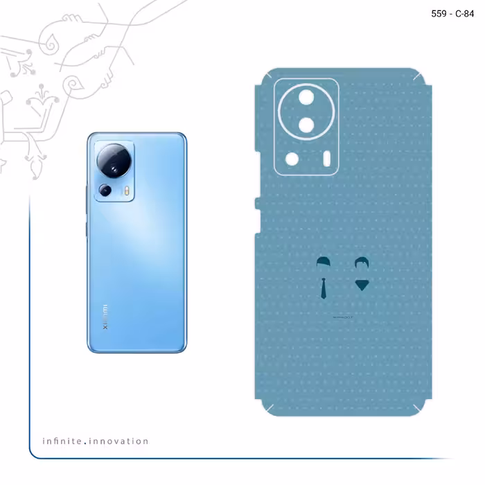 برچسب پوششی ماهوت مدل Minimal Miss and Mister مناسب برای گوشی موبایل شیائومی 13 Lite