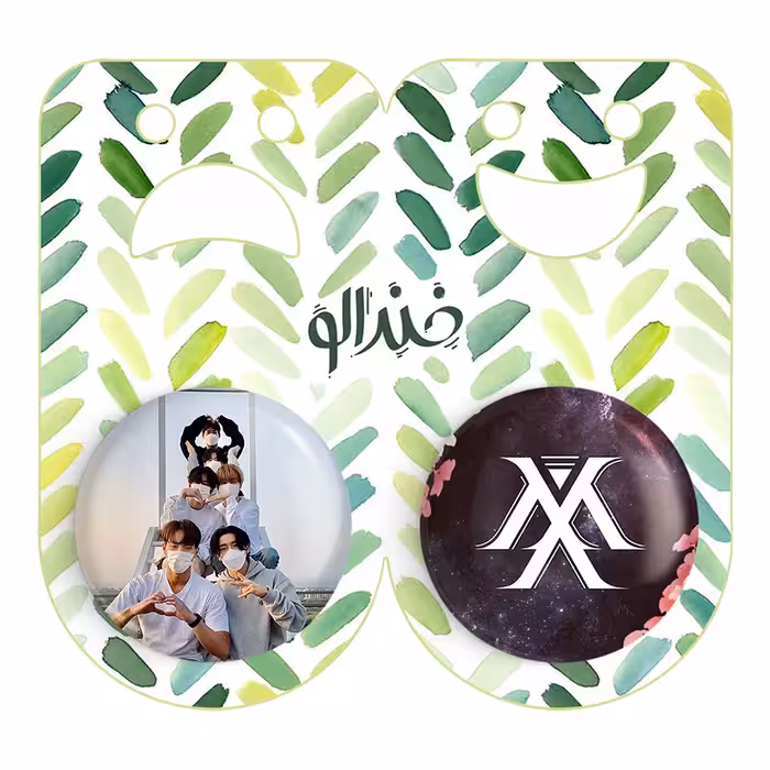 پیکسل خندالو مدل گروه مانستا اکس Monsta X کد 2120421207 مجموعه 2 عددی