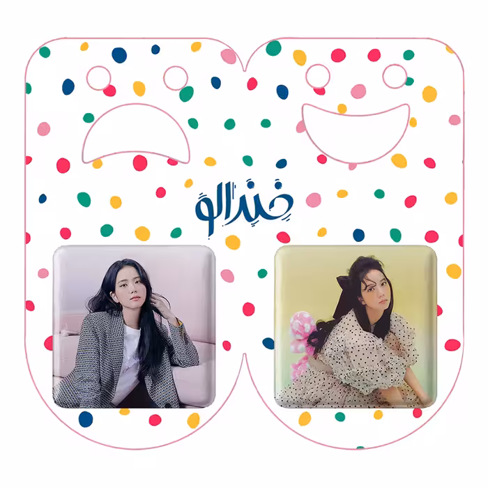 پیکسل خندالو مدل جیسو گروه بلک پینک کد 36123613 مجموعه 2 عددی