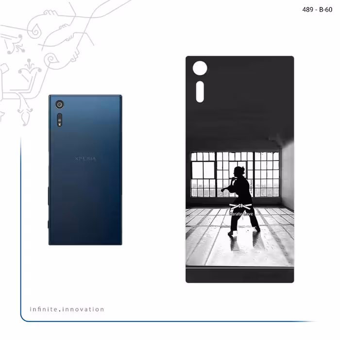 برچسب پوششی ماهوت مدل Karate مناسب برای گوشی موبایل سونی Xperia XZ