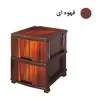 فایل کشویی رزگلد مدل چوب کد LV 2