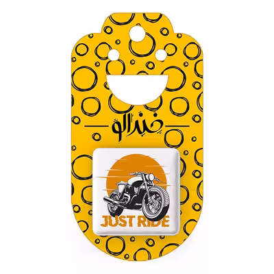 پیکسل خندالو مدل موتور سیکلت کد 10348