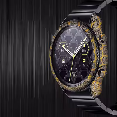 برچسب ماهوت طرح Iran Tile2 مناسب برای ساعت هوشمند سامسونگ Galaxy Watch3 45mm