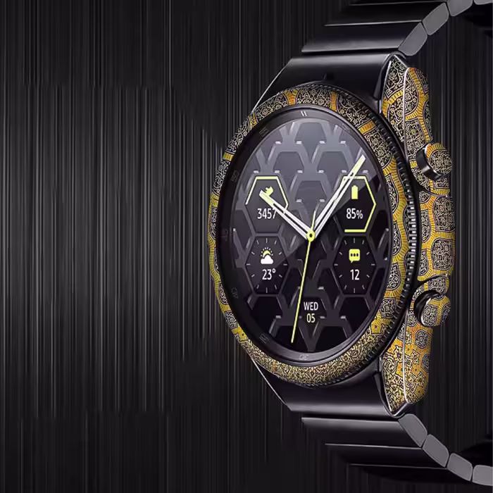 برچسب ماهوت طرح Iran Tile2 مناسب برای ساعت هوشمند سامسونگ Galaxy Watch3 45mm