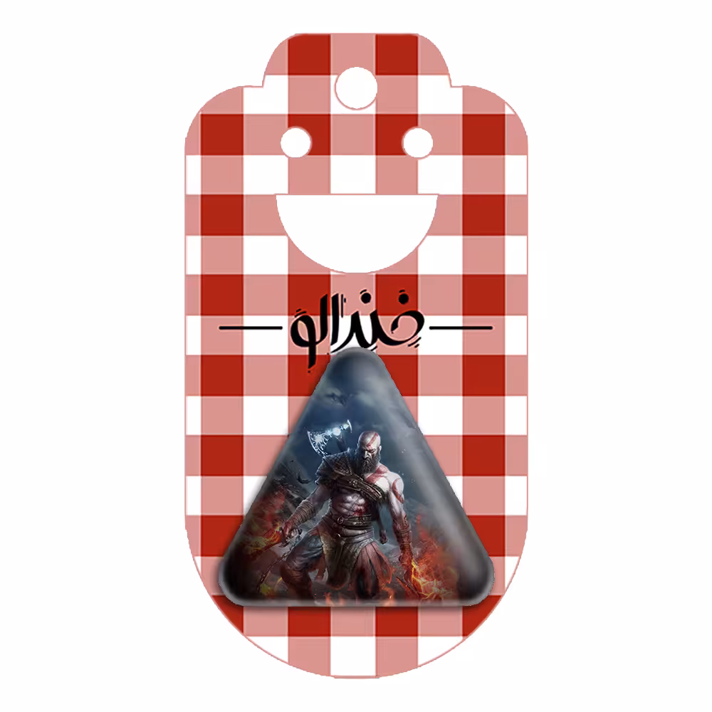 پیکسل خندالو طرح God Of War مدل مثلثی کد 4858