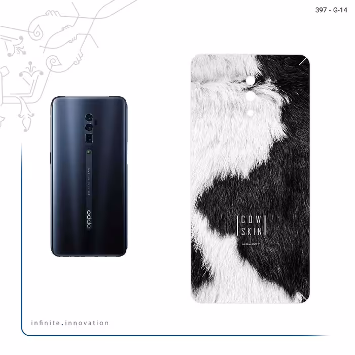 برچسب پوششی ماهوت مدل Cow Skin مناسب برای گوشی موبایل اپو RENO 10X