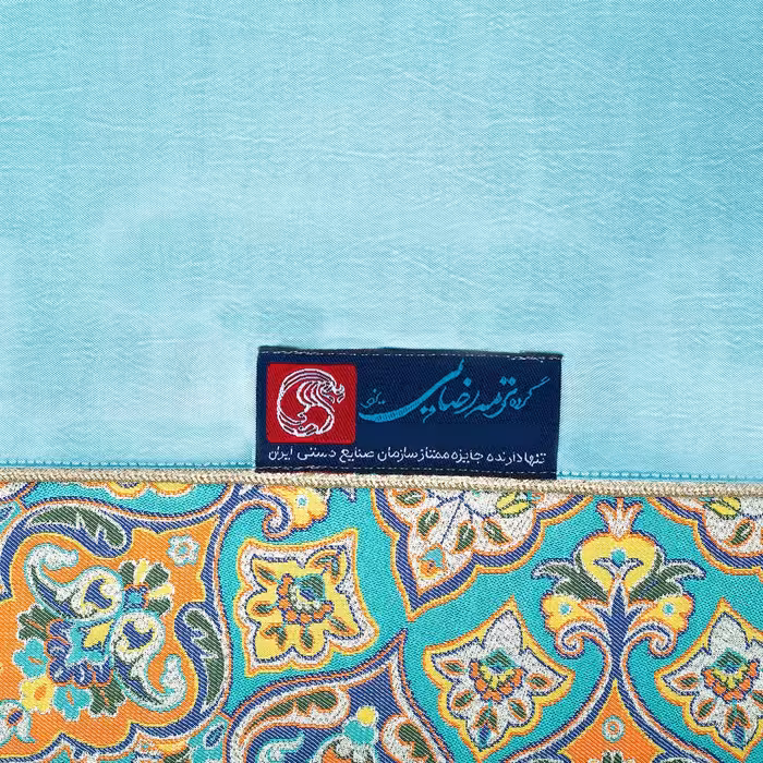 رومیزی ترمه رضایی طرح ماندانا مدل مربع