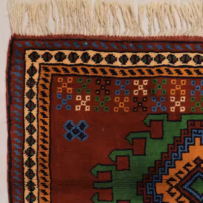 فرش دستباف دو متری مدل خراسان کد 4020212