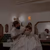 چراغ دیواری نئون دیزاین طرح Barber_ORG