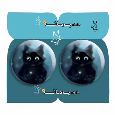 پیکسل پرمانه طرح گربه کد pm2n.2115 مجموعه 2 عددی