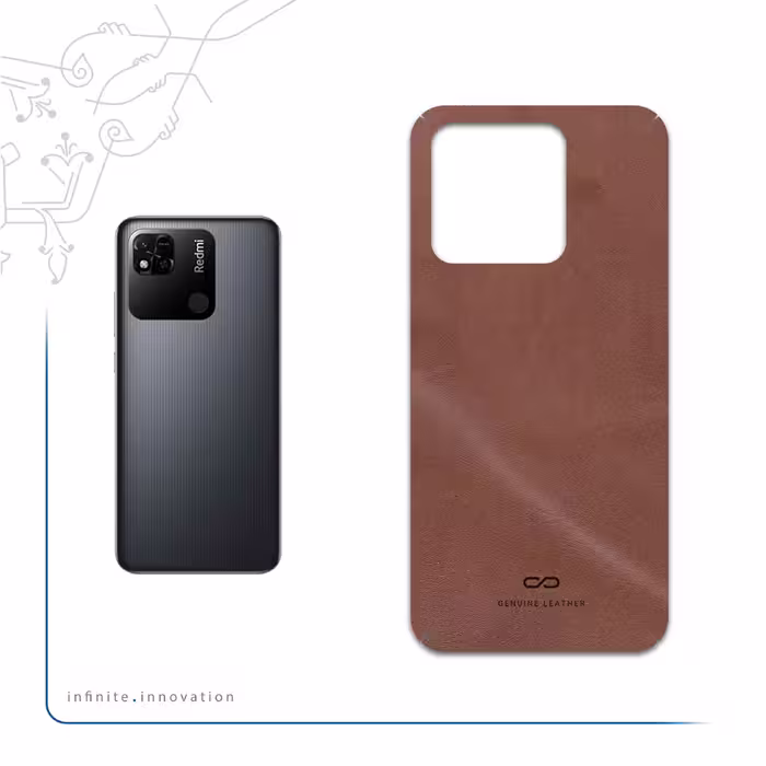 برچسب پوششی ماهوت مدل Matte-Natural-Leather مناسب برای گوشی موبایل شیائومی Redmi 10A