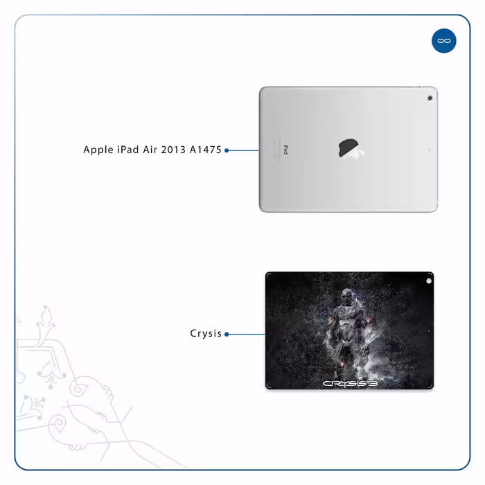 برچسب پوششی ماهوت مدل Crysis مناسب برای تبلت اپل iPad Air 2013 A1475