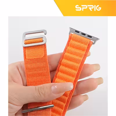بند اسپریگ مدل َAlpine-Faceoff مناسب برای اپل واچ Series 4 44mm / Series 5 44mm / Series 6 44mm به همراه کاور