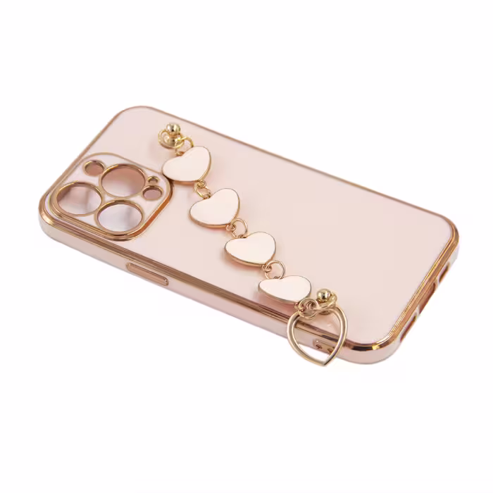 کاور مدل زنجیری طرح قلب مناسب برای گوشی موبایل اپل IPHONE 13PROMAX