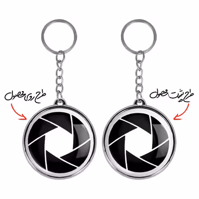 جاکلیدی خندالو طرح لنز دوربین مدل دوطرفه کد 59405940