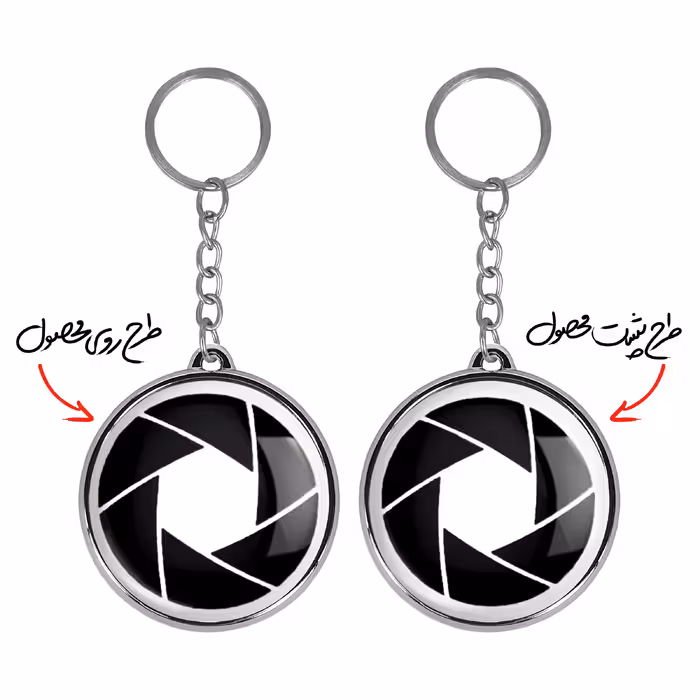 جاکلیدی خندالو طرح لنز دوربین مدل دوطرفه کد 59405940