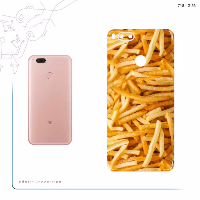 برچسب پوششی ماهوت مدل French fries مناسب برای گوشی موبایل شیائومی Mi 5X