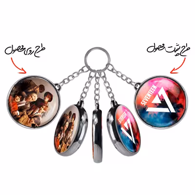 جاکلیدی خندالو طرح گروه سونتین مدل دوطرفه کد 1249812499