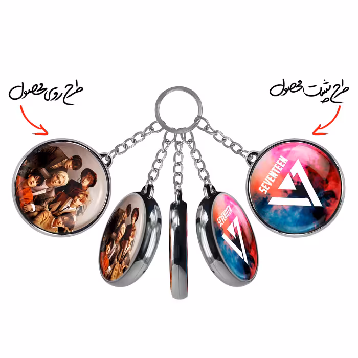 جاکلیدی خندالو طرح گروه سونتین مدل دوطرفه کد 1249812499