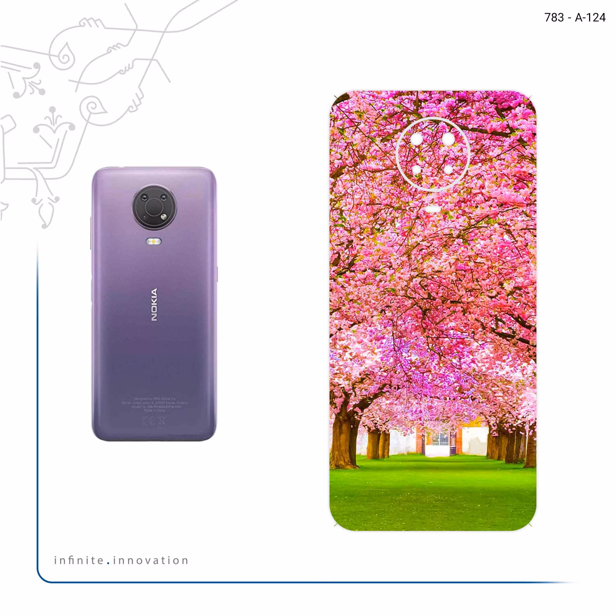 برچسب پوششی ماهوت مدل Spring Season مناسب برای گوشی موبایل نوکیا G20