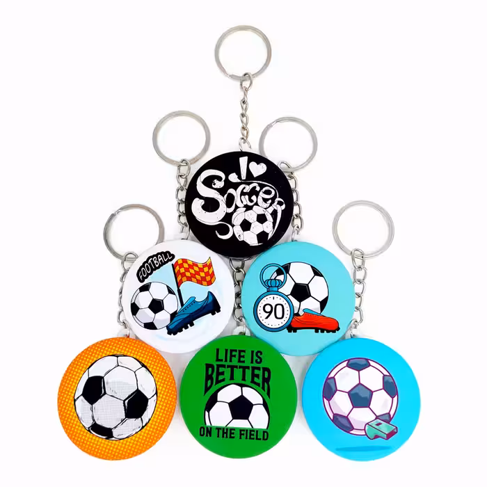 جاکلیدی خندالو مدل فوتبال کد 336B مجموعه 6 عددی