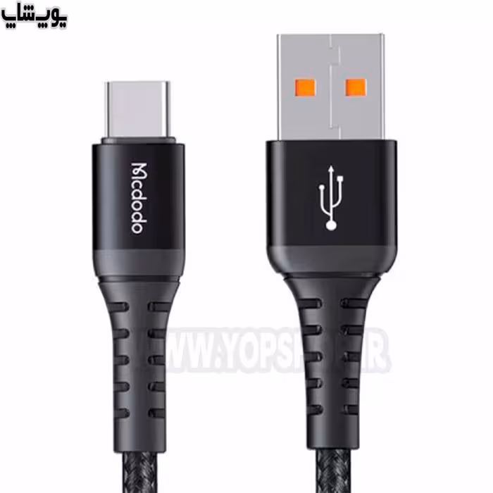 کابل تبدیل فست شارژ 3 آمپری USB به تایپ C مک دودو مدل CA-227 به طول 1 متر